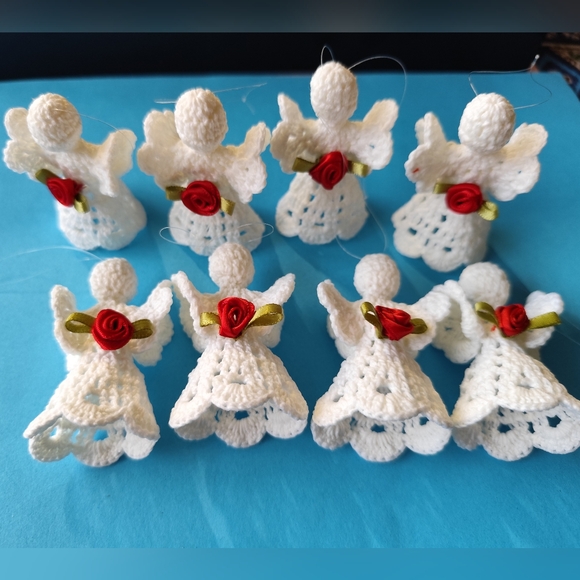 Crochet Angels Lot of 8 - Picture 1 of 5